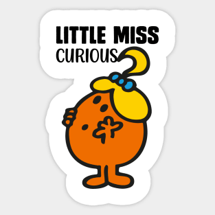 LITTLE MISS CURIOUS Sticker